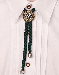 "Edelweiss" cord-necklace green