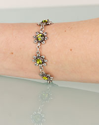 "Blume" bracelet olive