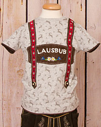 "Lausbub" kids shirt