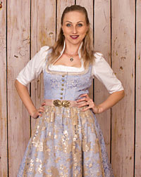 "Trappstadt" dirndl + apron