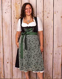 "Neuenschwand" Dirndl mit Spitzenschürze