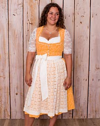 "Senftenberg" Dirndl mit Spitzenschürze