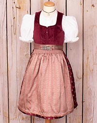 "Töpen" Dirndl, Bluse, Schürze