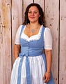 "Stolpe" dirndl mit apron