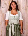 "Grünau" Dirndl mit Schürze