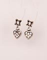 "Heart" ear studs 2pcs.