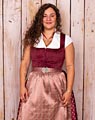 "Tönning" velvet dirndl with apron