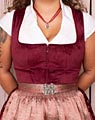 "Tönning" velvet dirndl with apron