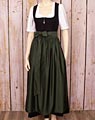 Dirndl apron long olive